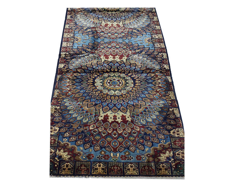 Gorgeous Peacock design Ariana Carpet 304 x 84 cm