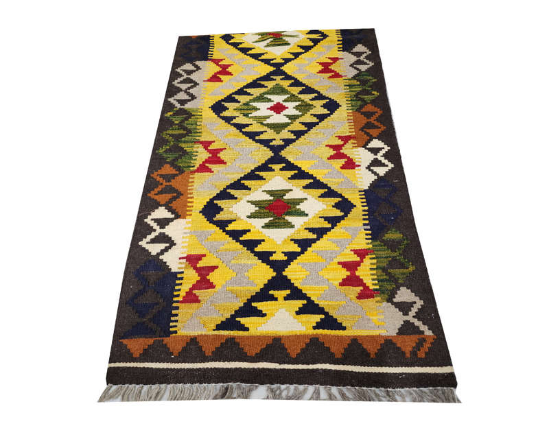 Beautiful Handmade Maimana kilim 200 x 62  cm