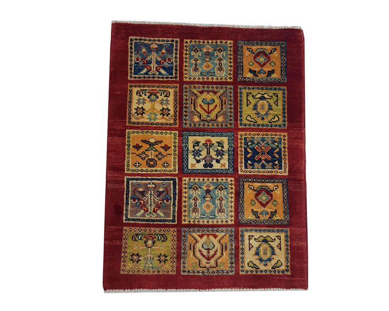 Fine Afghan Handmade Ariana Carpet 91 x 64 cm