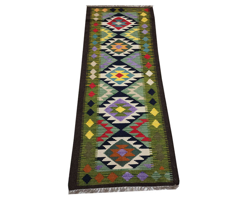 Fine Afghan Maimana kilim 202 X 62 cm