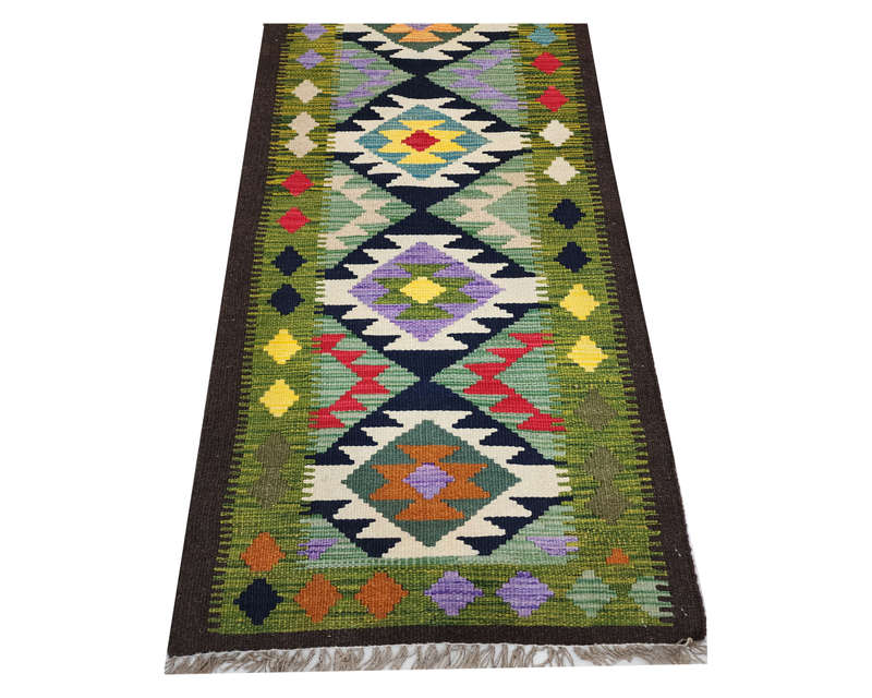 Fine Afghan Maimana kilim 202 X 62 cm