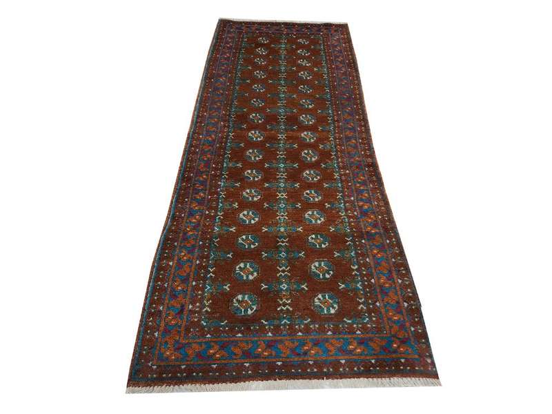 Beautiful Afghan Kunduz Carpet 285 X 78 cm