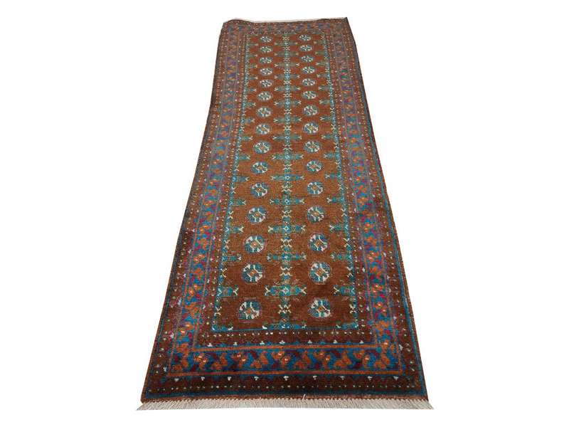 Beautiful Afghan Kunduz Carpet 285 X 78 cm