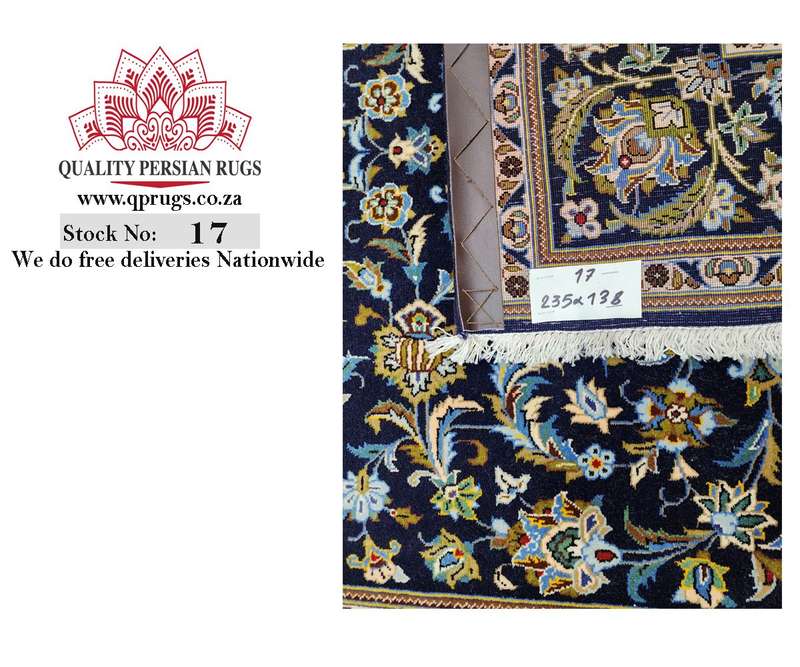 Premium quality Iranian Kashan Carpet 235 X 138 cm