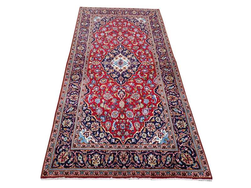 Stunning High quality Iranian Kashan Carpet 263 X 145cm
