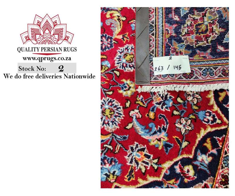 Stunning High quality Iranian Kashan Carpet 263 X 145cm