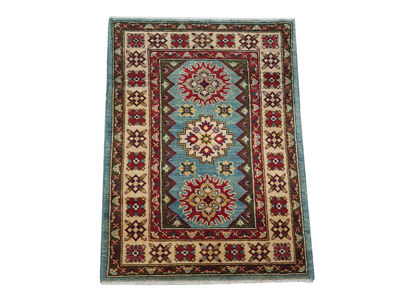 Gorgeous Afghan Handmade Kazaq Carpet 120 x 79cm