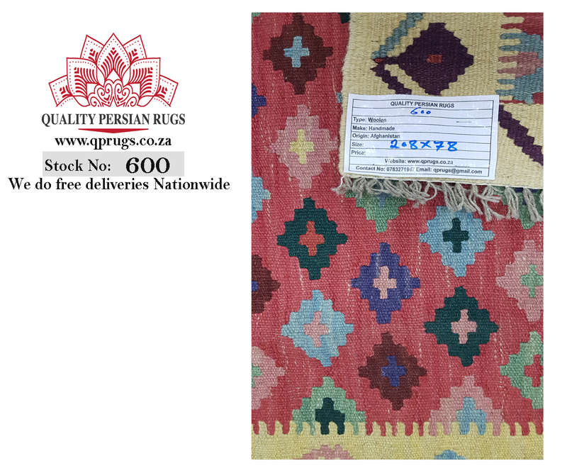 Fine Afghan Choubi kilim 208 x 78cm