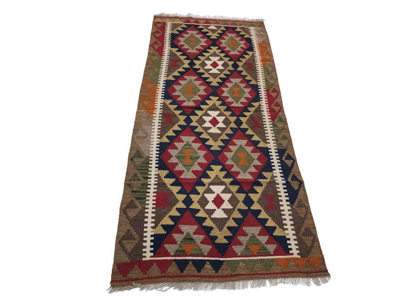 Stunning Afghan Maimana kilim 193 x 100 cm