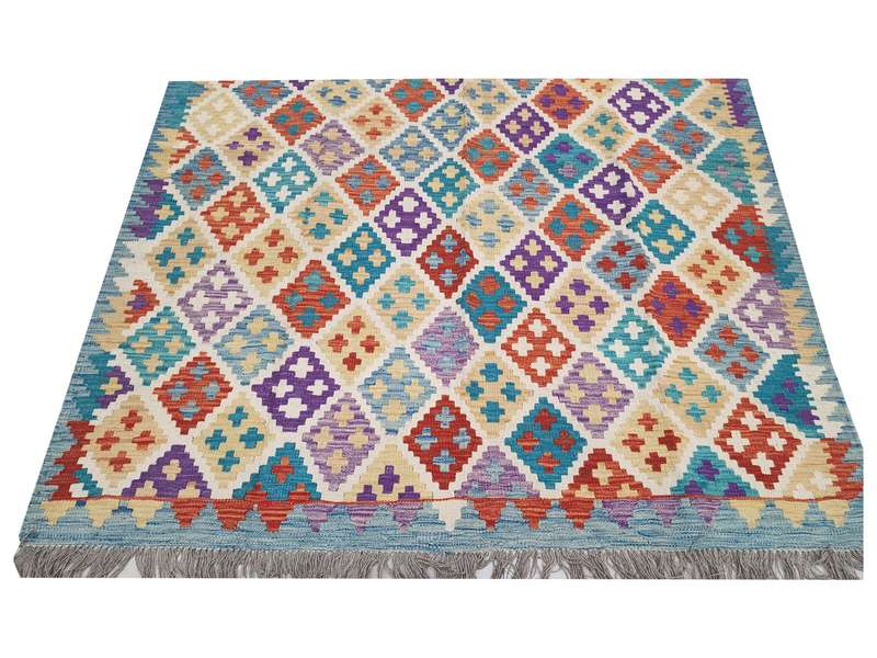 Fine Afghan Choubi kilim 197 x 148 cm