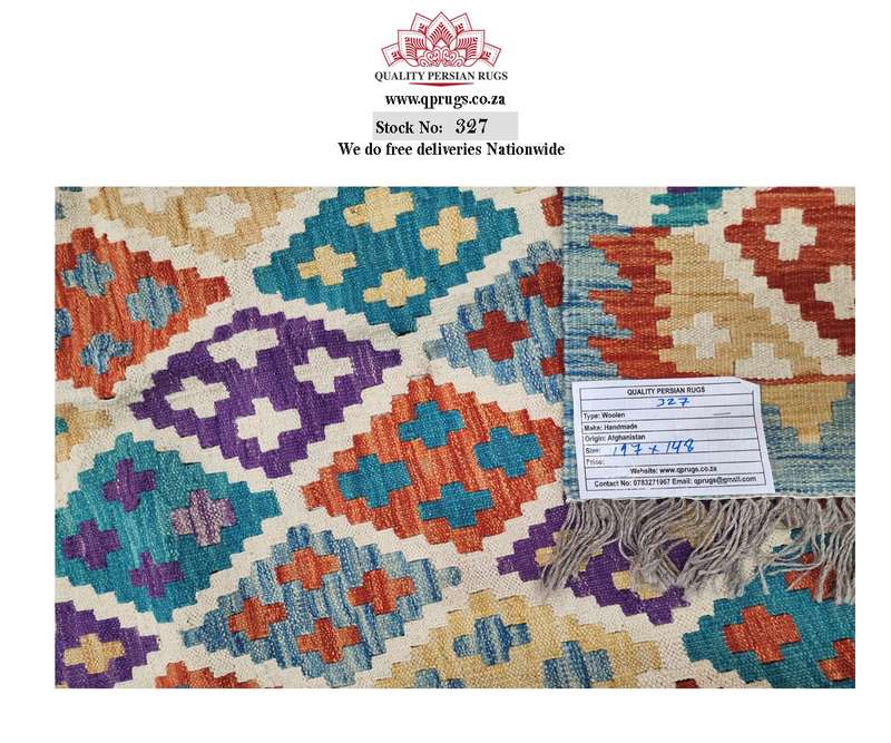 Fine Afghan Choubi kilim 197 x 148 cm