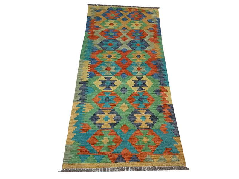 Beautiful Afghan Choubi kilim  228 x 76cm