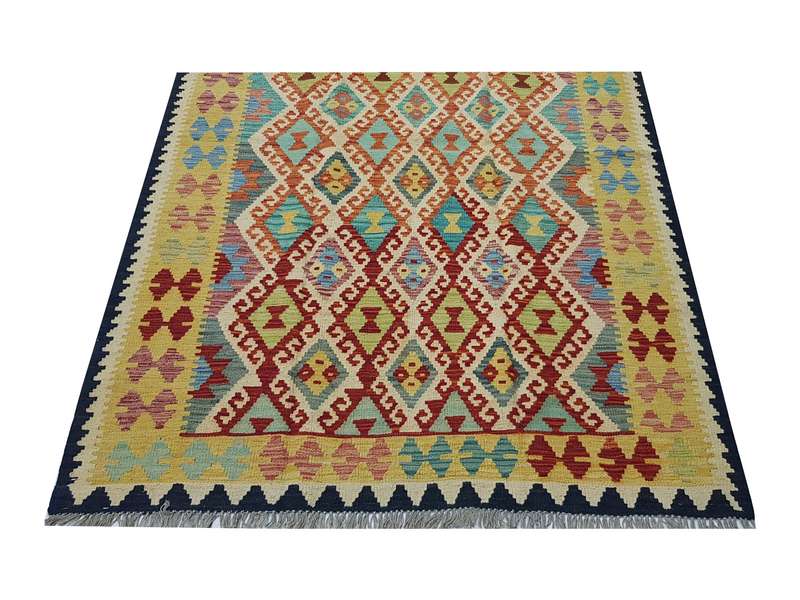 Beautiful Afghan Choubi kilim 199 X 154CM