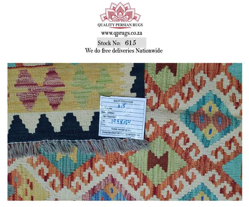 Beautiful Afghan Choubi kilim 199 X 154CM