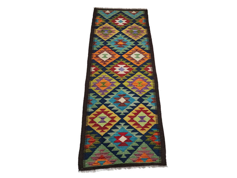 Stunning Afghan Maimana kilim 200 X 67 cm