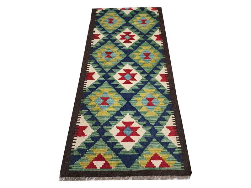 Fine Afghan Maimana kilim 195 X 62 cm