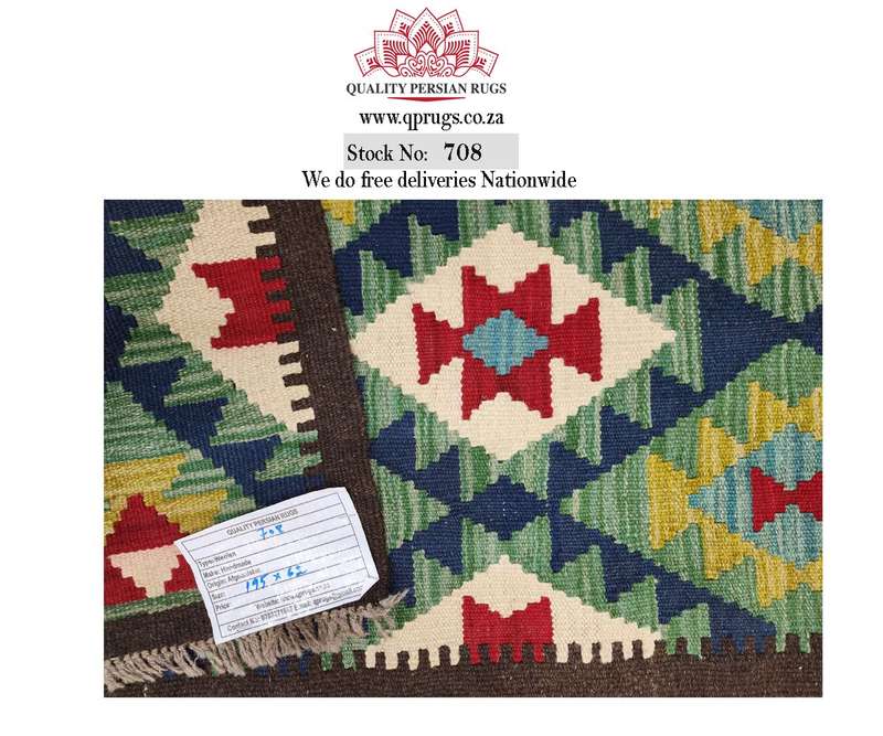 Fine Afghan Maimana kilim 195 X 62 cm