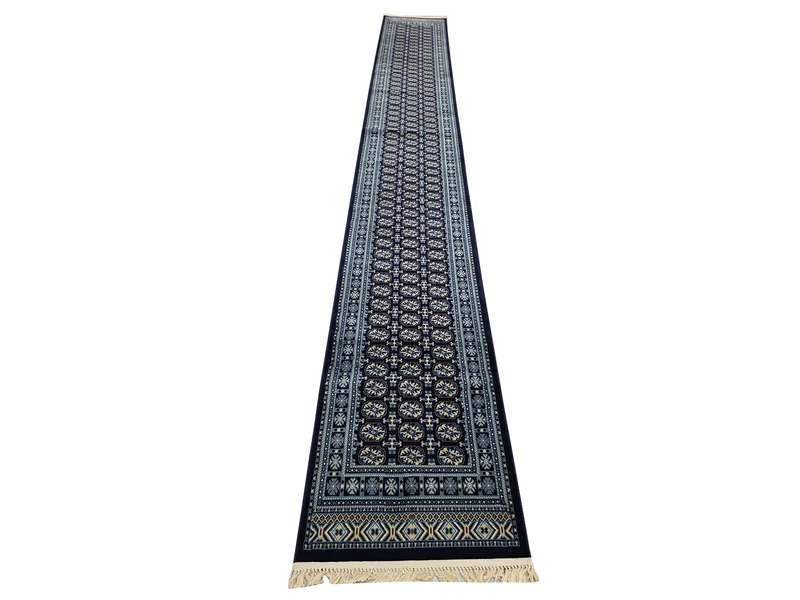 Stunning Bukhara Machine Made Runner 600 x 80 cm