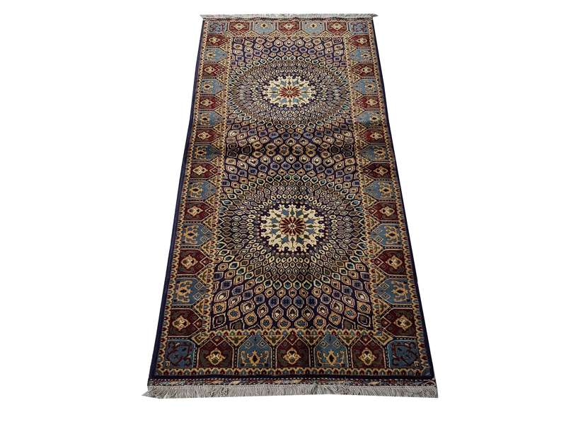 Fine Afghan Ariana Carpet 209 x 84 cm