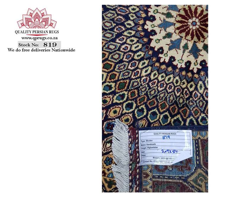 Fine Afghan Ariana Carpet 209 x 84 cm