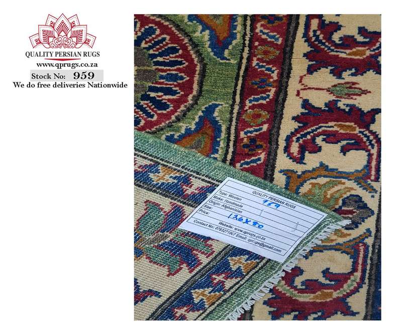 Fine Afghan Ariana Carpet 126 x 80CM