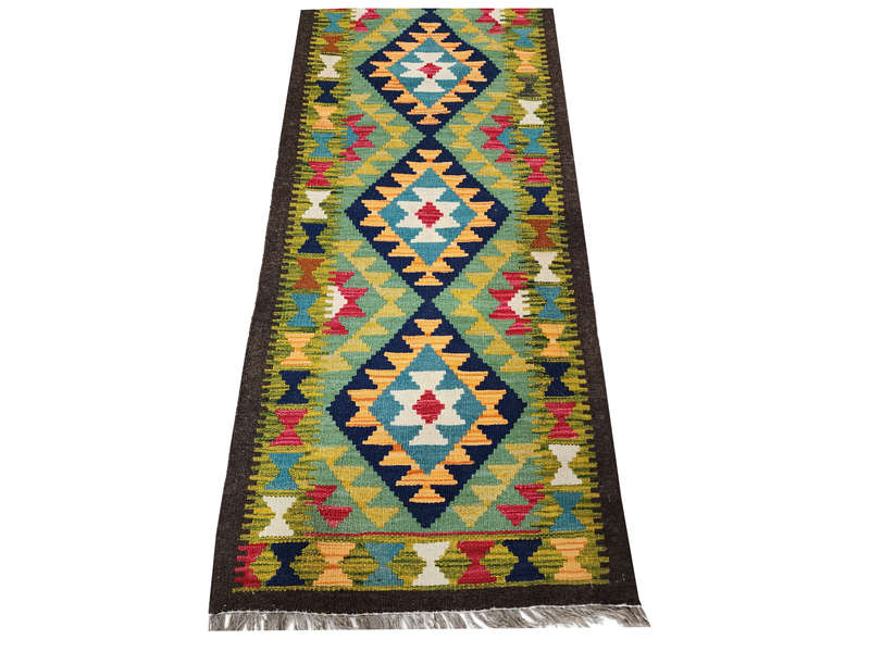 Beautiful Afghan Maimana kilim 187 x 60 CM