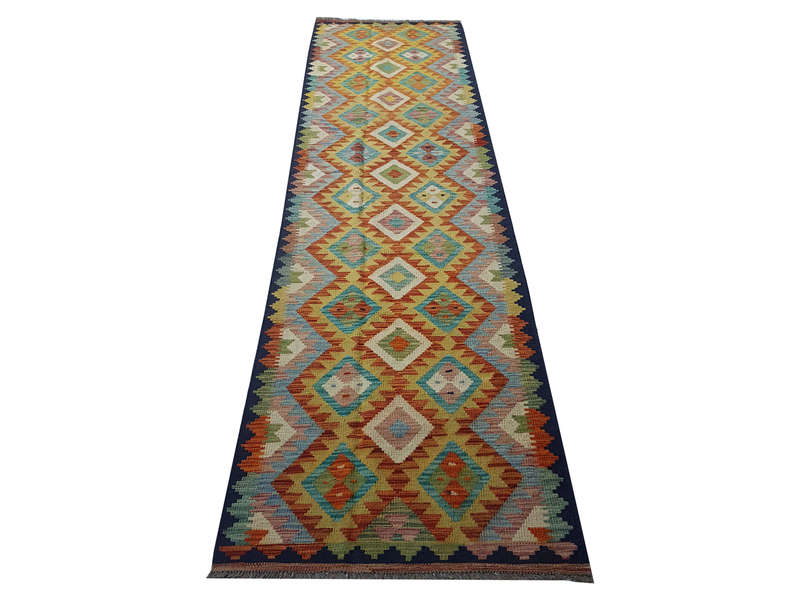 Gorgeous Afghan Choubi kilim 387 x 82 CM