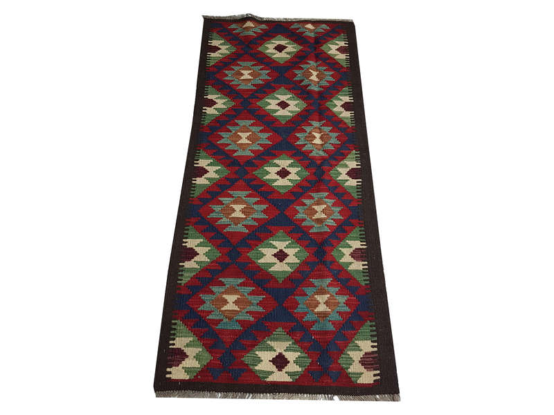 Stunnning Afghan Maimana kilim 192 x 63CM