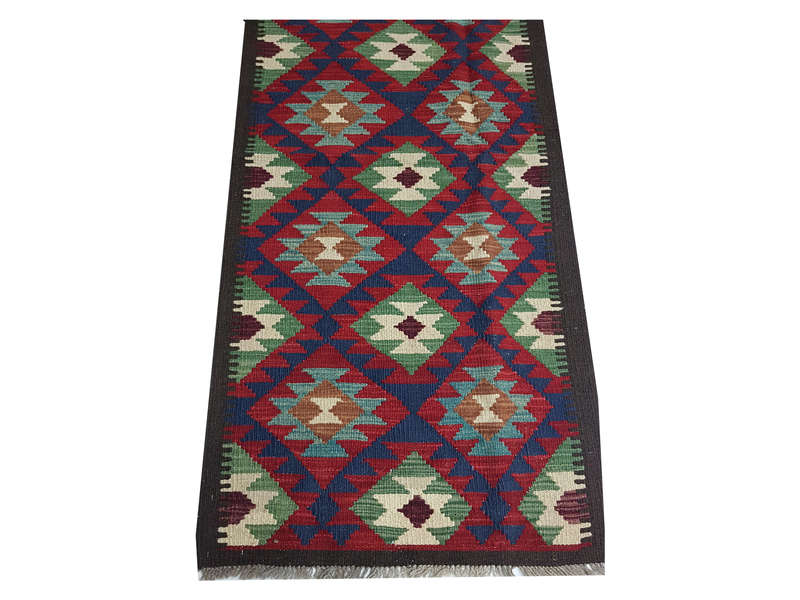 Stunnning Afghan Maimana kilim 192 x 63CM