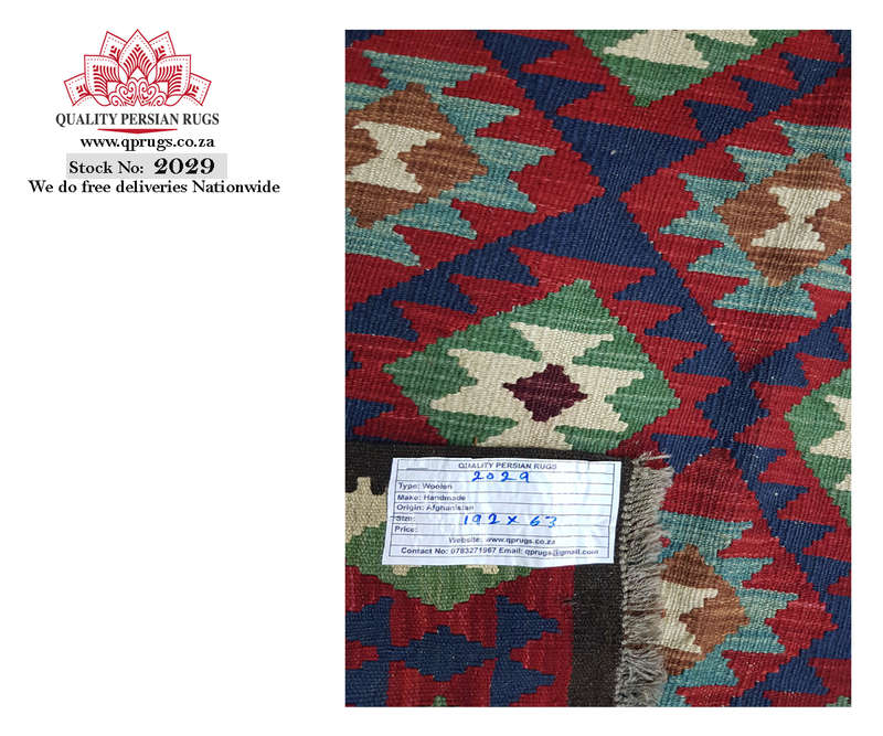 Stunnning Afghan Maimana kilim 192 x 63CM