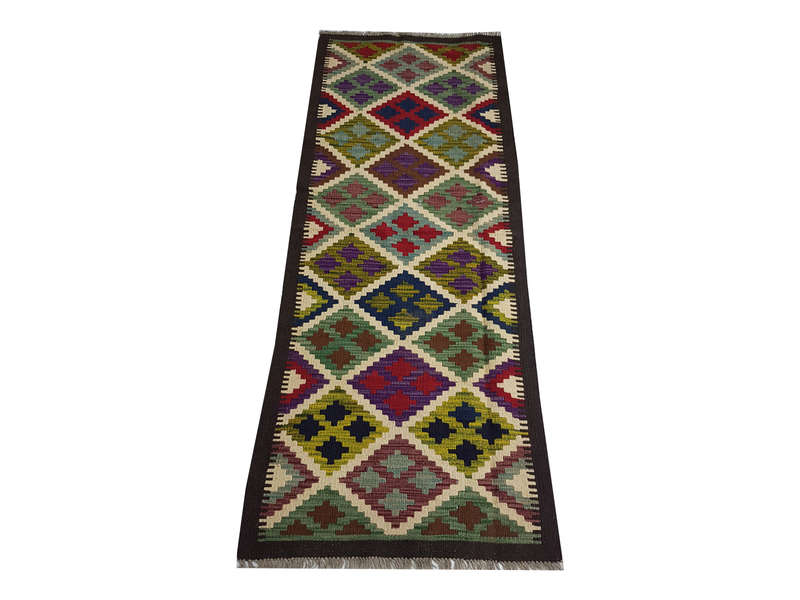 Beautiful Afghan Maimana kilim 204 x 62 CM