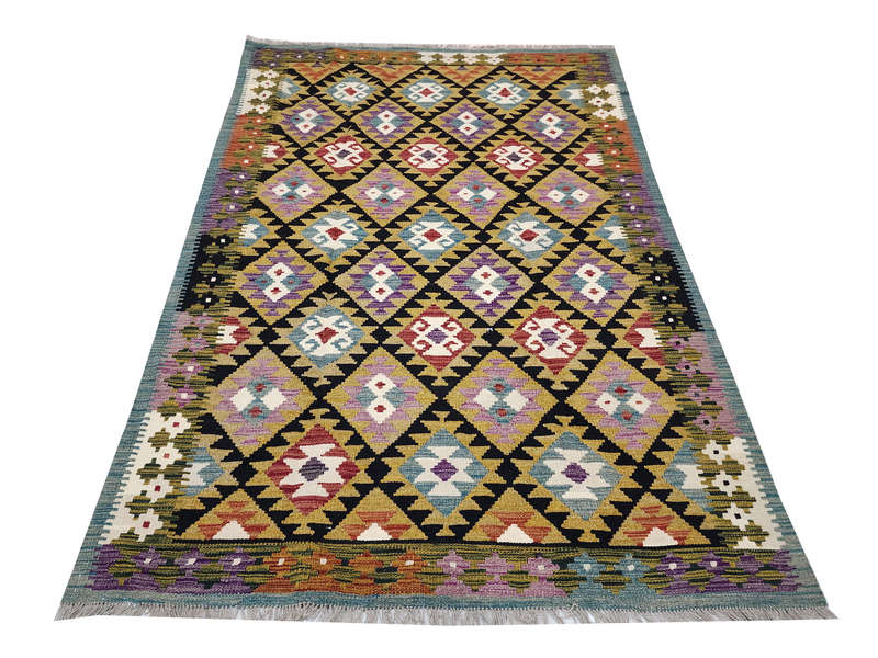 Stunning Afghan choubi kilim 242 x 163 CM