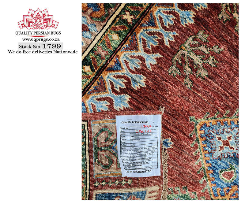 Gorgeous Afghan Ariana Carpet 215x143CM