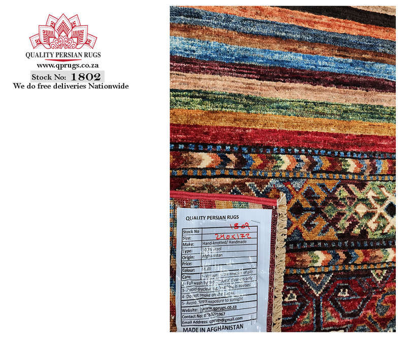 Fine Afghan Ariana Carpet 240x172 CM
