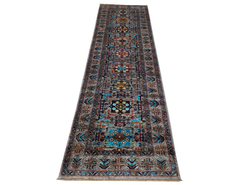 Rare piece Afghan Ariana Carpet 306 x 80CM