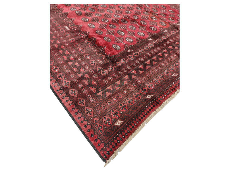 Red Afghan Carpet 336x245cm