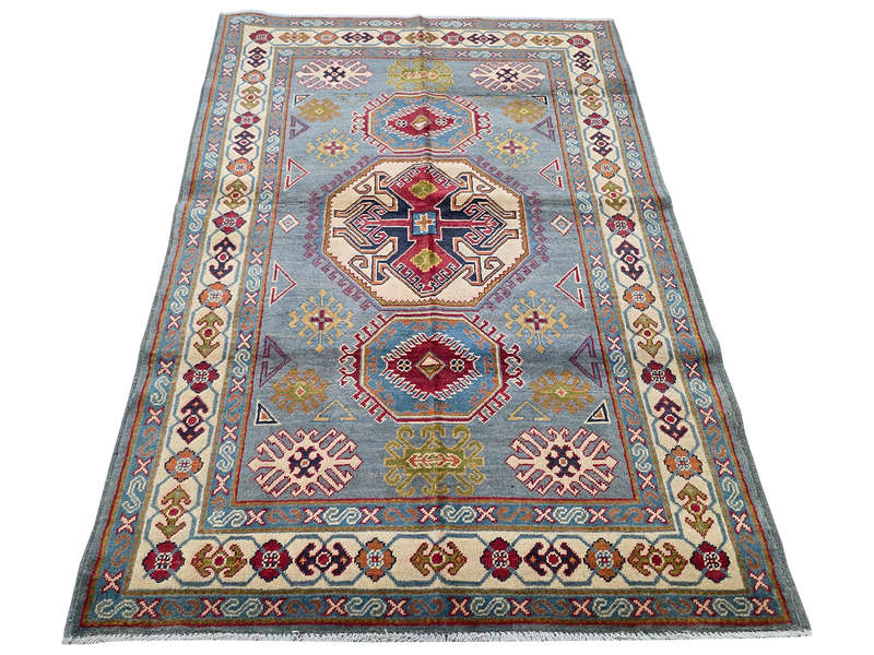 Fine Afghan Handmade Kazaq Carpet 179 x 121cm