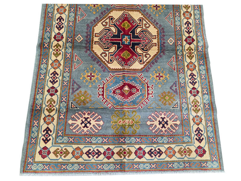Fine Afghan Handmade Kazaq Carpet 179 x 121cm