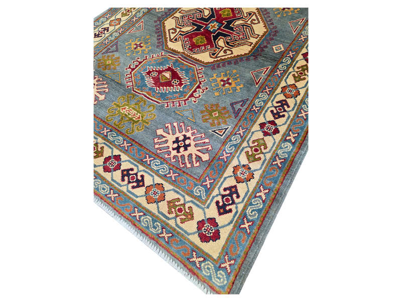 Fine Afghan Handmade Kazaq Carpet 179 x 121cm