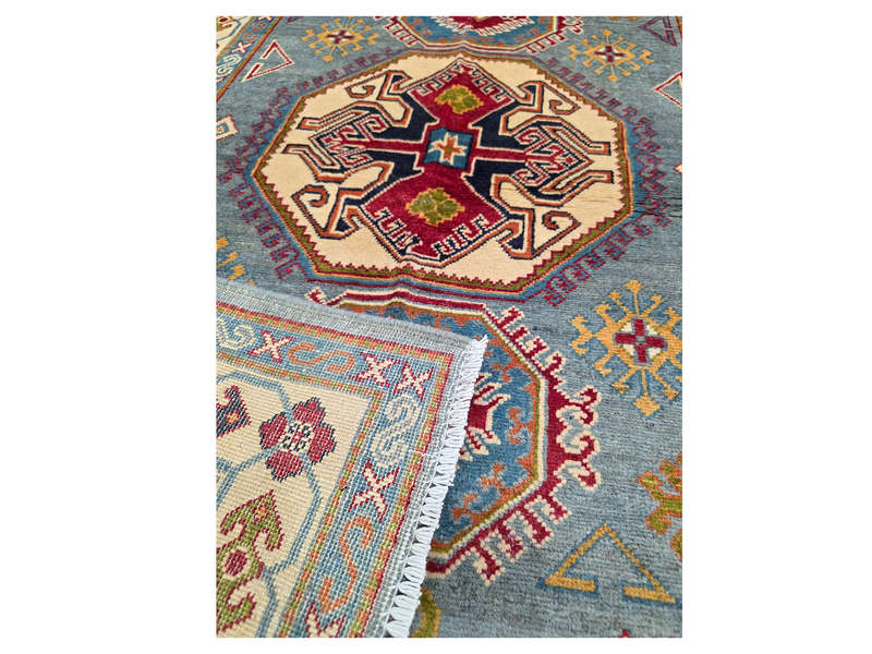 Fine Afghan Handmade Kazaq Carpet 179 x 121cm