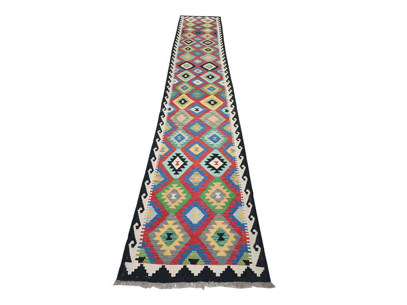 Stunning Afghan Maimana kilim Runner 493x 80CM
