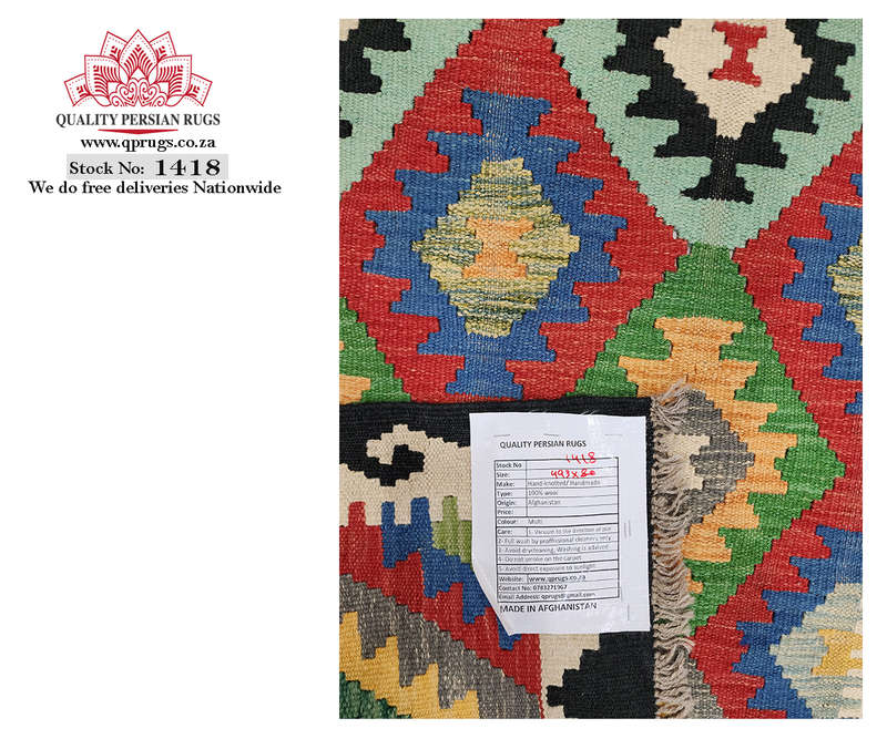 Stunning Afghan Maimana kilim Runner 493x 80CM