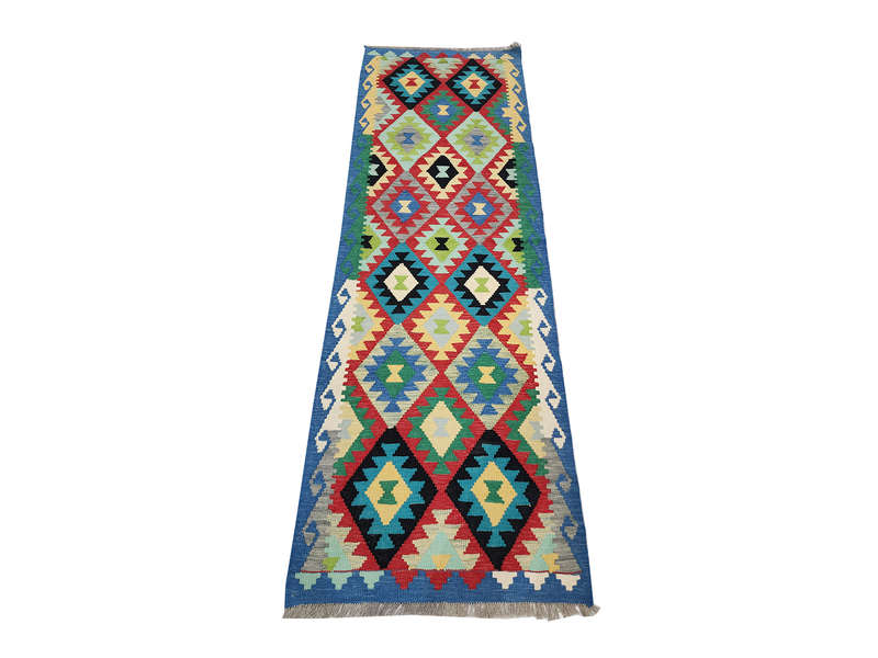 Stunning Afghan Choubi kilim Runner 246 x 83CM