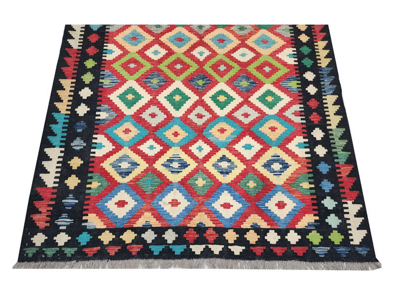 Stunning Afghan Choubi Kilim 199 x 156 CM