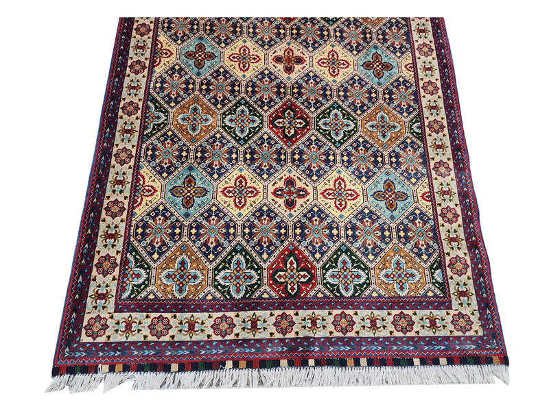 Beautiful Afghan Ariana Carpet 187 x 145 cm