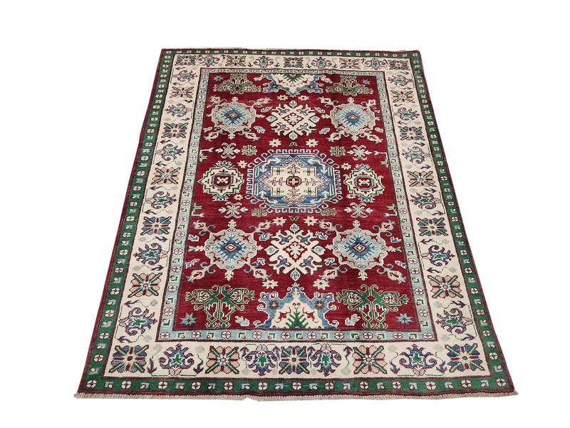 Gorgeous Afghan Handmade Kazaq Carpet 196 x 154 CM