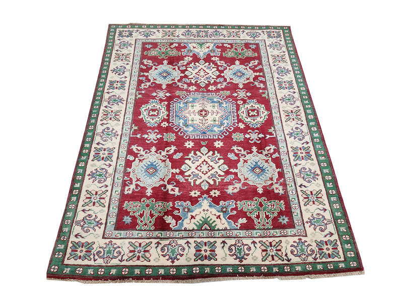 Gorgeous Afghan Handmade Kazaq Carpet 196 x 154 CM