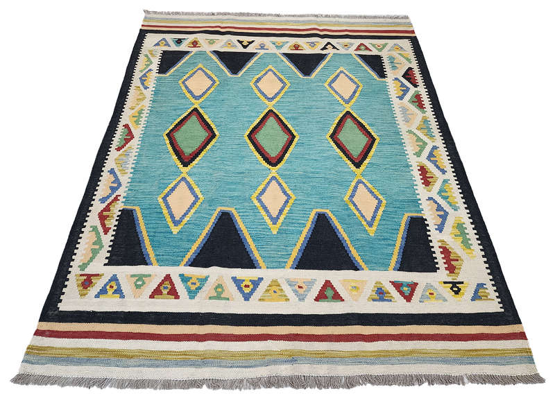 Stunning Afghan Choubi Kilim 192 x 149 CM