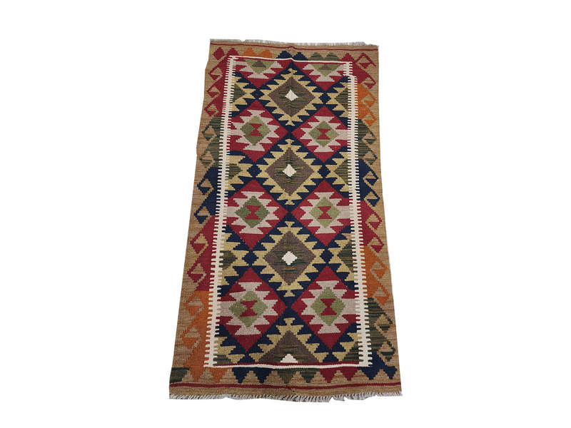 Gorgeous Afghan Maimana kilim 183 x 99 CM