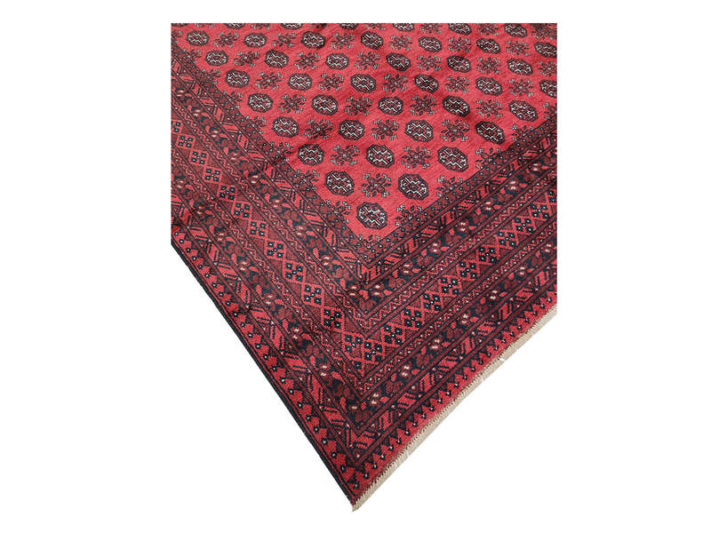 Gorgeous Red Afghan Carpet 334 x 248 cm